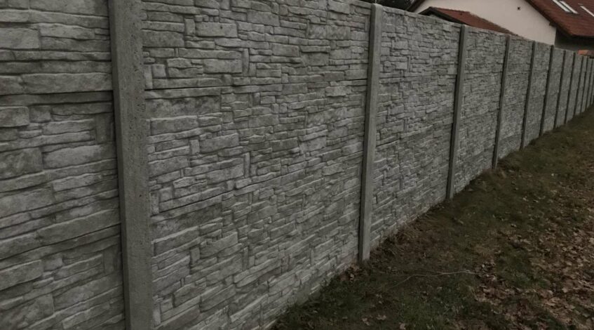 Prvky pro betonové ploty